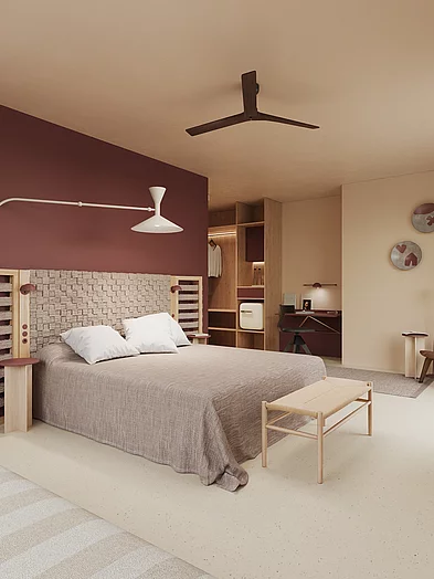 Wohnen Superior Doppelzimmer im Haus Zirngast in Schladming mit viel natürlichem Licht und moderner Einrichtung
